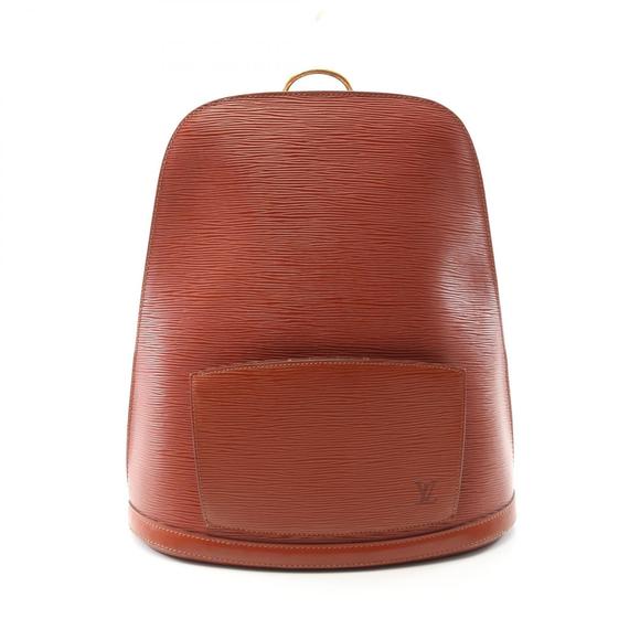 Louis Vuitton Rucksack Leather Brown Gobelin Epi - Picture 1 of 7